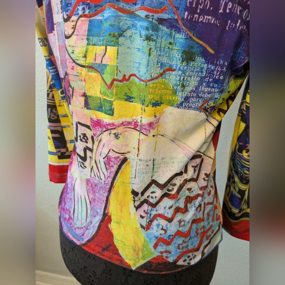 Amour Love Y2K Beaded Euro Style Blouse - Picture 7 of 13